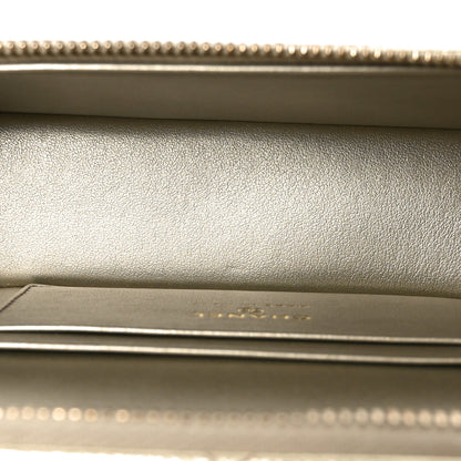 Chanel Metallic Caviar Quilted Trendy Handle Slim Vanity Light Golden 5 of 11