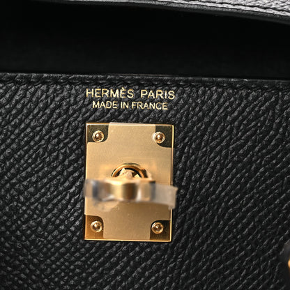 Hermes Epsom Mini Kelly Sellier 20 Black Black 6 of 12