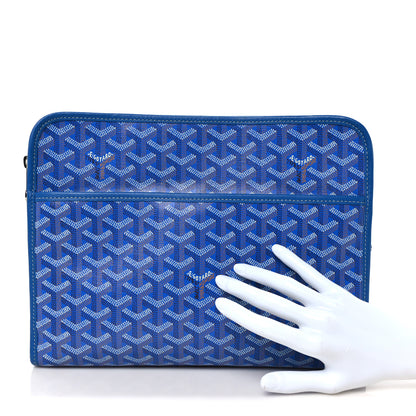 Goyard Goyardine Jouvence Toiletry Pouch Sky Blue 2 of 10