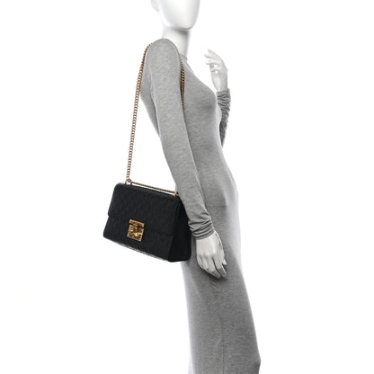 Gucci Guccissima Medium Padlock Shoulder Bag Black 2 of 11