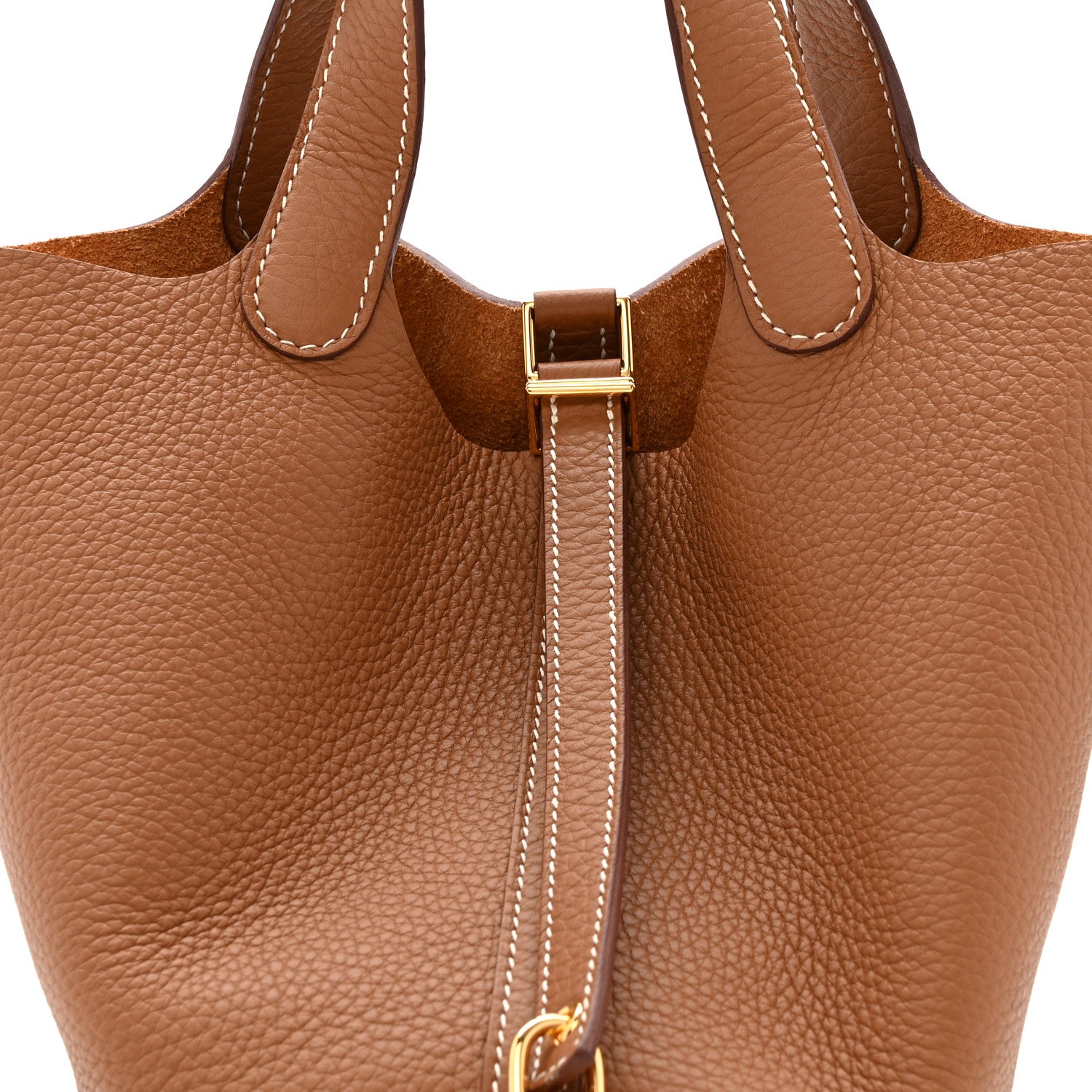 Hermes Taurillon Clemence Picotin Lock 18 PM Gold 8 of 11