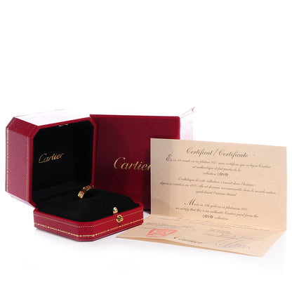 Cartier 18K Yellow Gold 5.5mm LOVE Ring 53 6.25 6 of 6