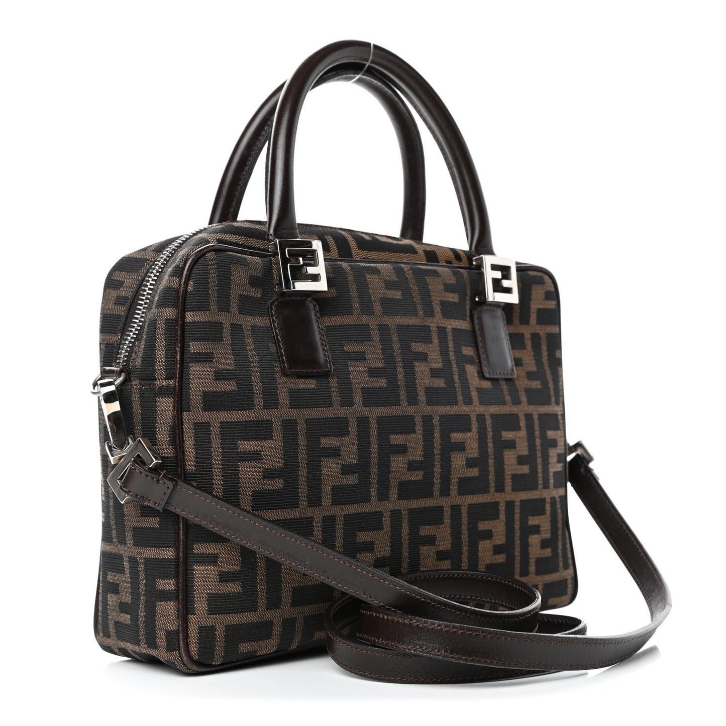 Zucca Top Handle Tote Tobacco