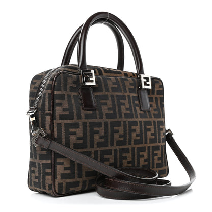 Fendi Zucca Top Handle Tote Tobacco 2 of 4