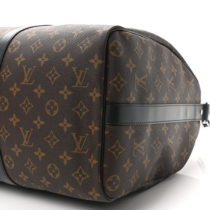 Louis Vuitton Monogram Macassar Keepall Bandouliere 45 9 of 9