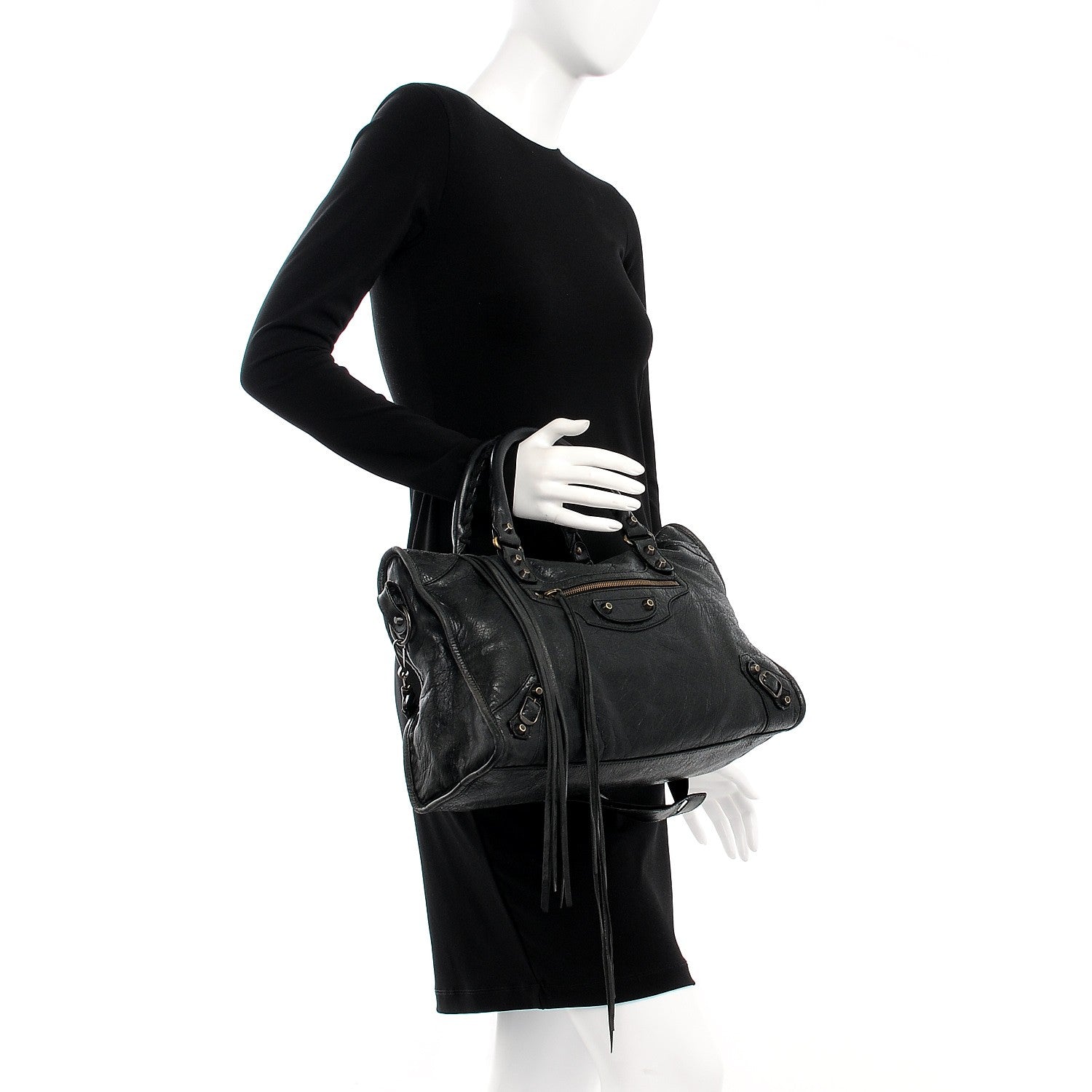 Balenciaga Agneau Classic Hardware City Black 3 of 9