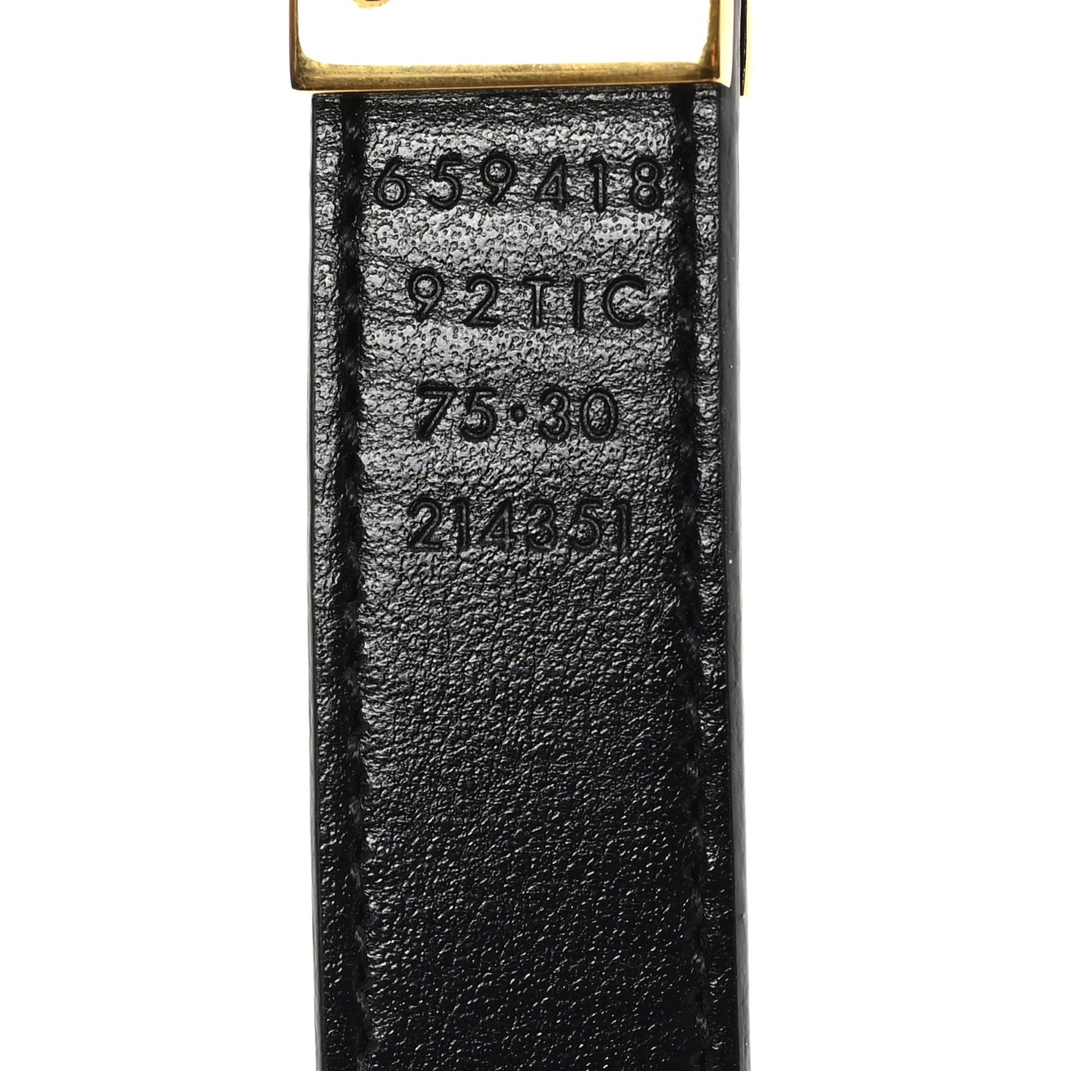 Gucci Calfskin GG Supreme Monogram Double G Reversible 20mm Belt 75 30 Beige New Acero 3 of 4