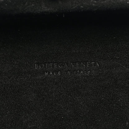 Bottega Veneta Velvet Intreccio Knot Clutch Black 6 of 9