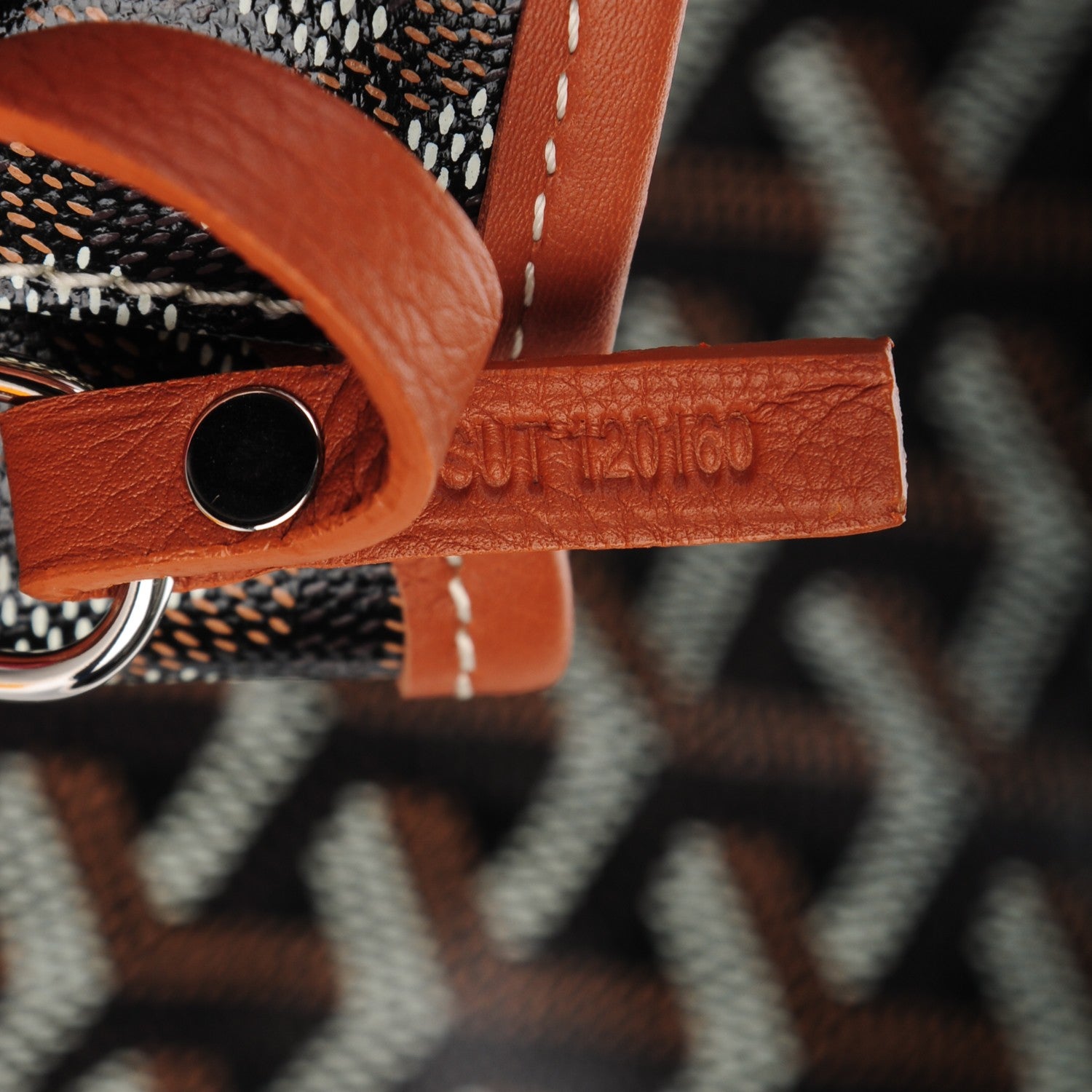 Goyard Goyardine Saint Louis GM Black Gold 8 of 8