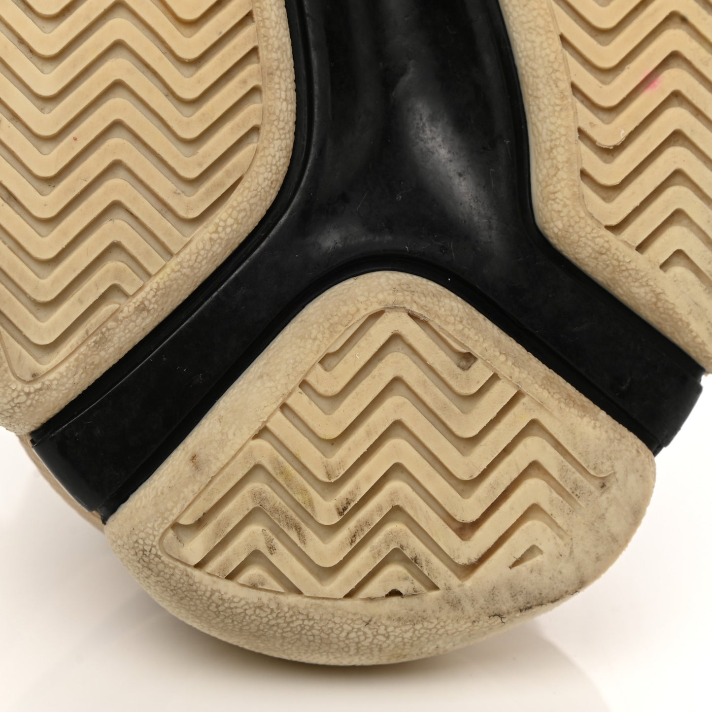 Fabric Mesh Womens Triple S Sneakers 40 Beige Black