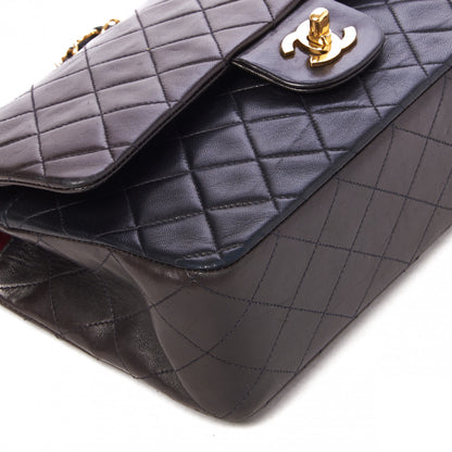 Chanel Lambskin Quilted Medium Double Flap Black 5 of 9