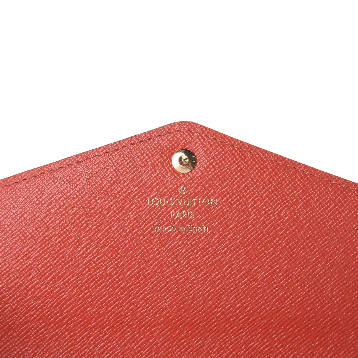 Louis Vuitton Monogram Jungle Dots Sarah Wallet Coquelicot Denim 5 of 5