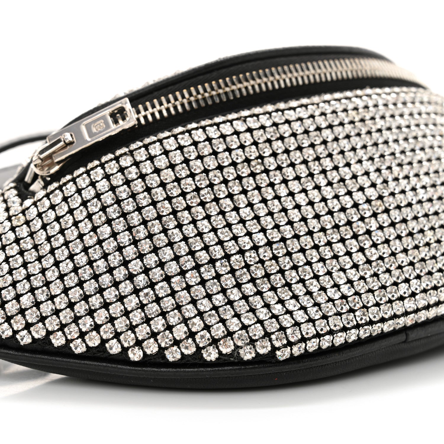 Alexander Wang Rhinestone Mesh Mini Attica Belt Bag Black 8 of 9