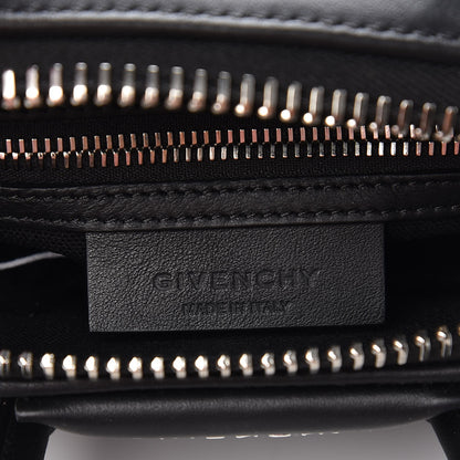 Givenchy Calfskin Suede Mini Studded Chevron Antigona Black 6 of 7