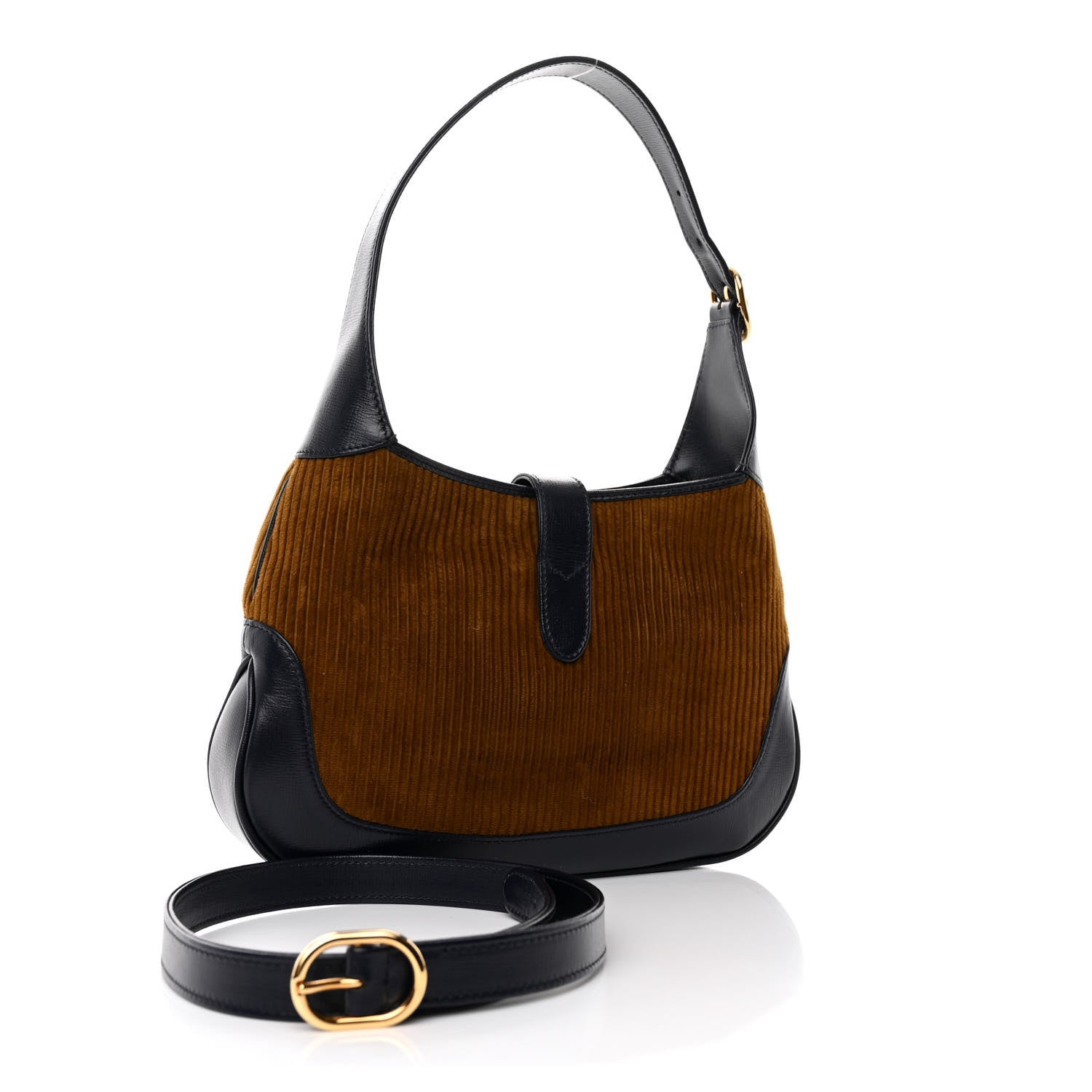 Gucci Corduroy Small Jackie 1961 Hobo New Mud Blue 3 of 10