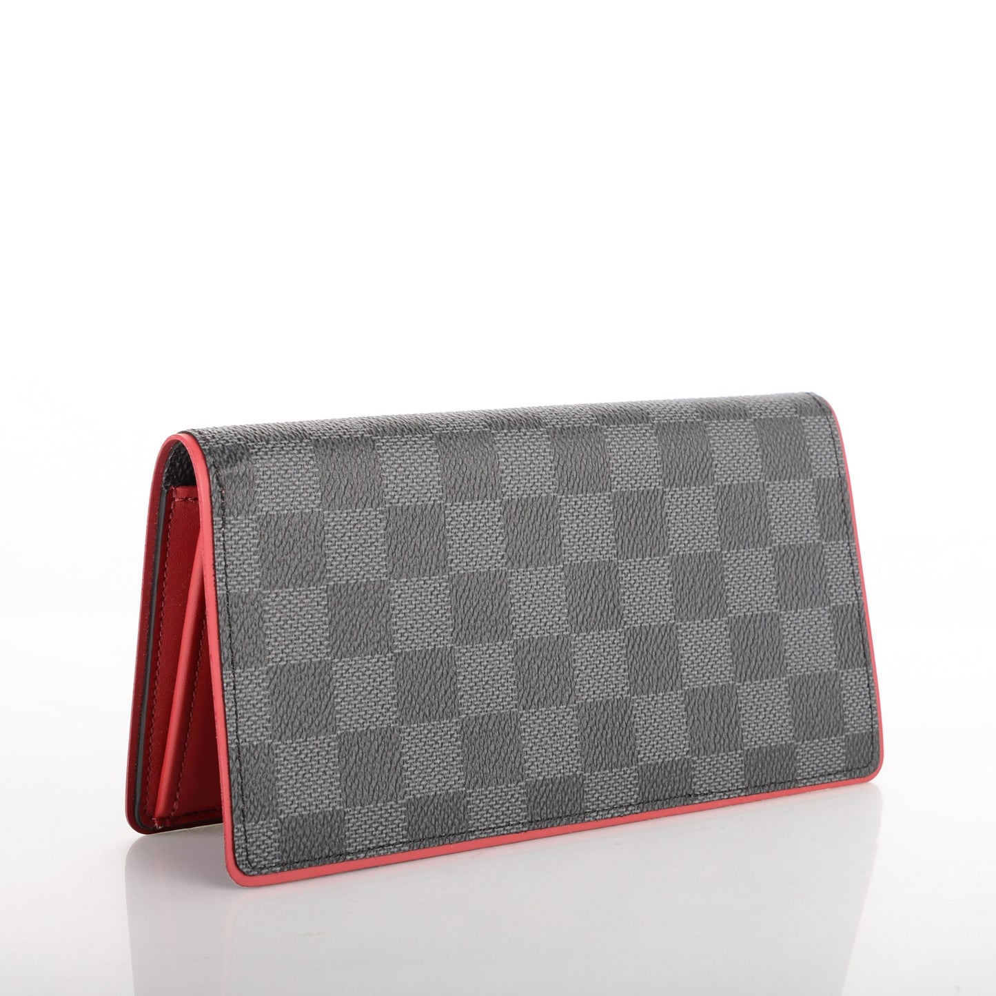Damier Graphite Brazza Wallet Bordeaux