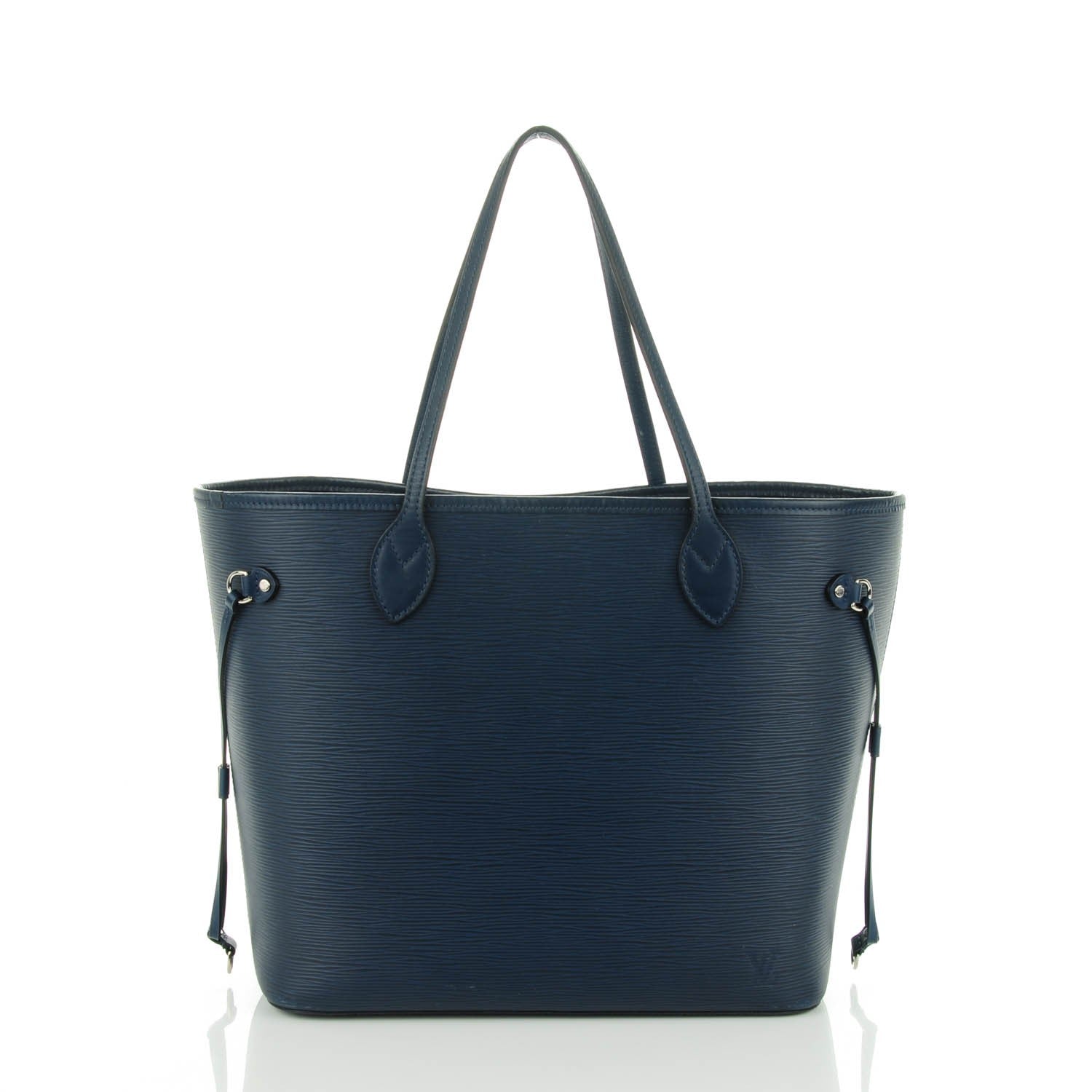 Louis Vuitton Epi Neverfull MM Indigo 3 of 10