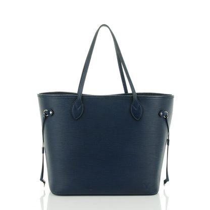 Louis Vuitton Epi Neverfull MM Indigo 3 of 10