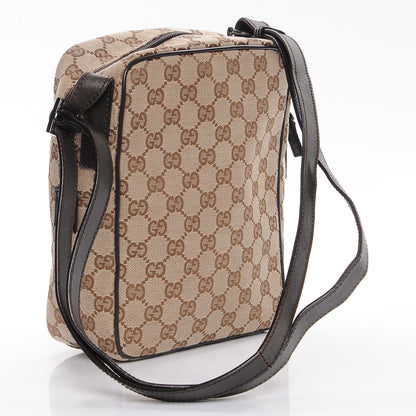 Gucci Monogram GG Flight Small Crossbody Bag Brown 3 of 7
