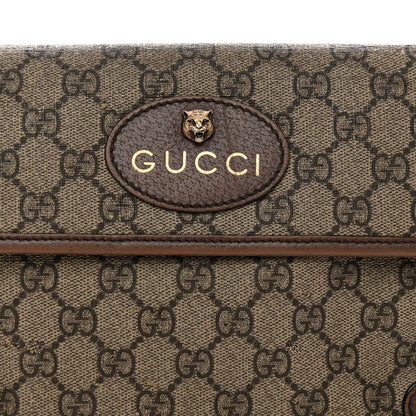 Gucci GG Supreme Monogram Neo Vintage Web Belt Bag Brown 8 of 18
