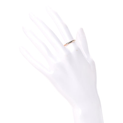 Cartier 18K Pink Gold Diamond 2.6mm 1895 Wedding Band Ring 55 7.25 2 of 6