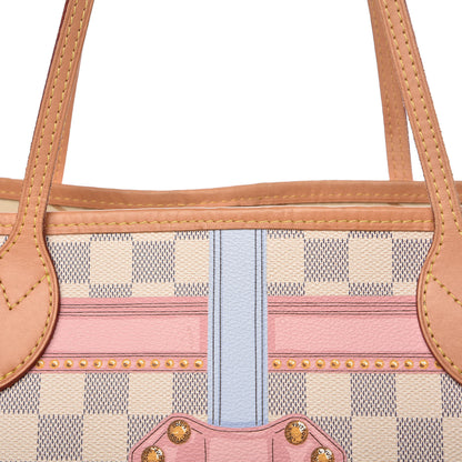 Louis Vuitton Damier Azur Summer Trunks Neo Neverfull MM 14 of 19