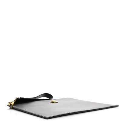 Versace Vitello Tribute Icon Wristlet Bag Black 4 of 7