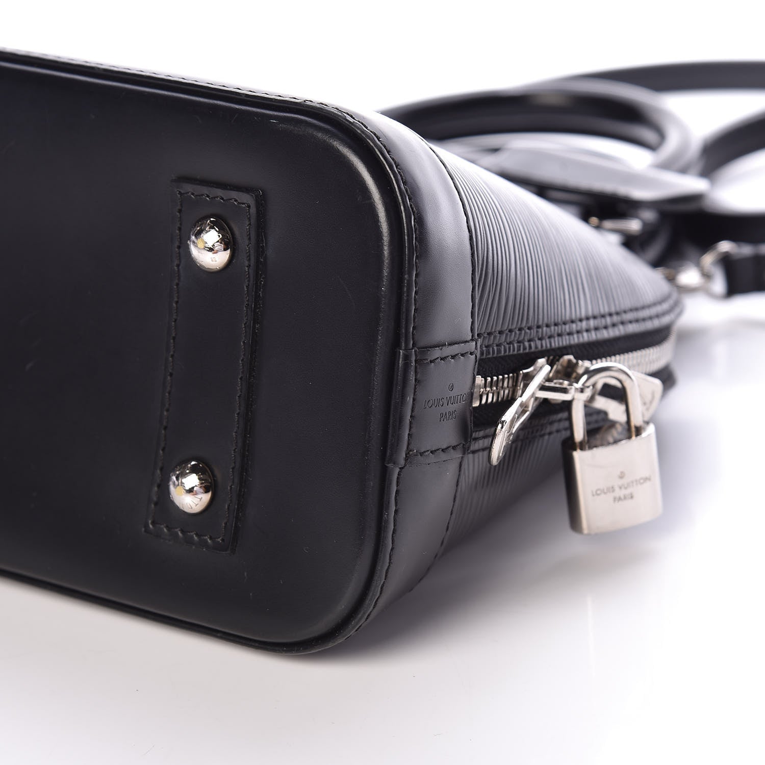 Louis Vuitton Epi Alma BB Black 8 of 9