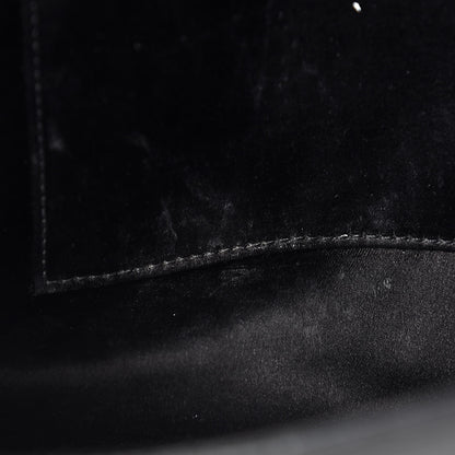Saint Laurent Calfskin Monogram Large Belle De Jour Clutch Black 8 of 9