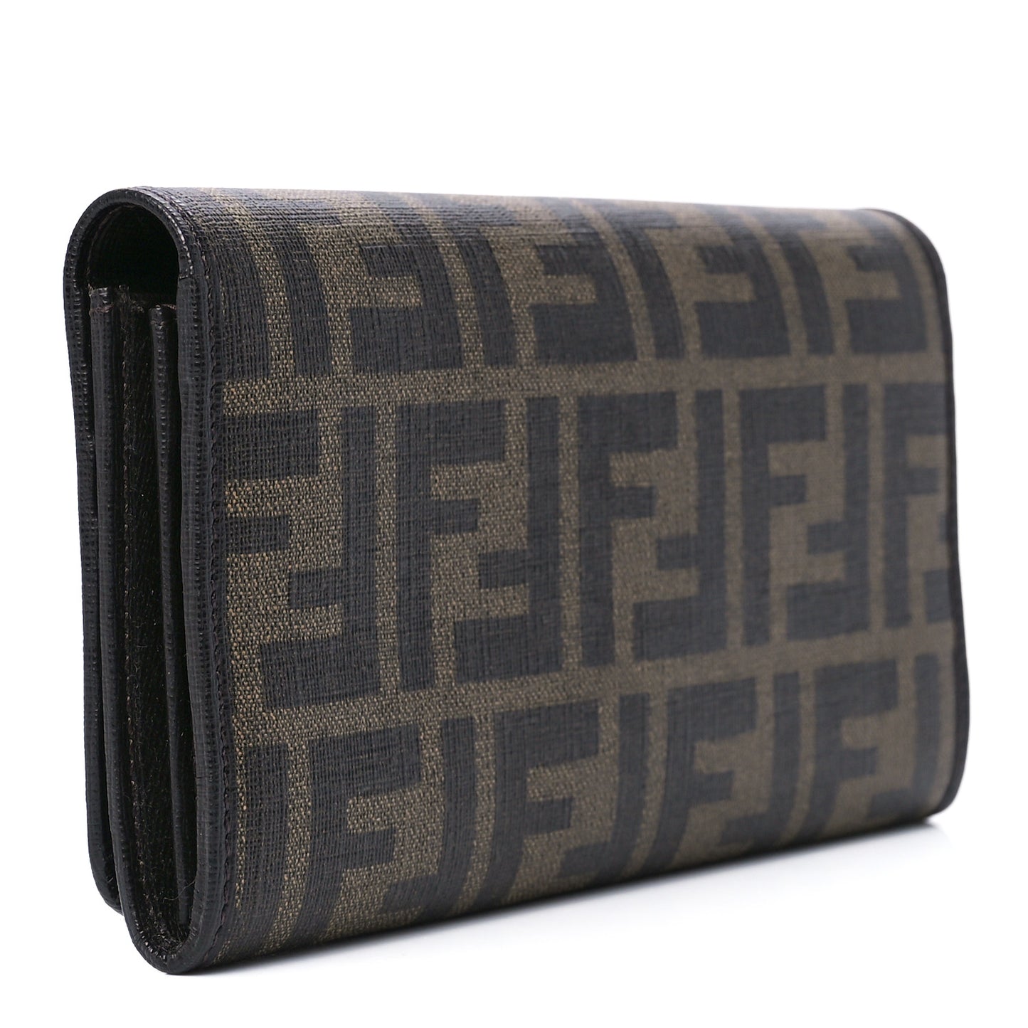 Zucca Spalmati Vitello Elite Continental Wallet Tobacco