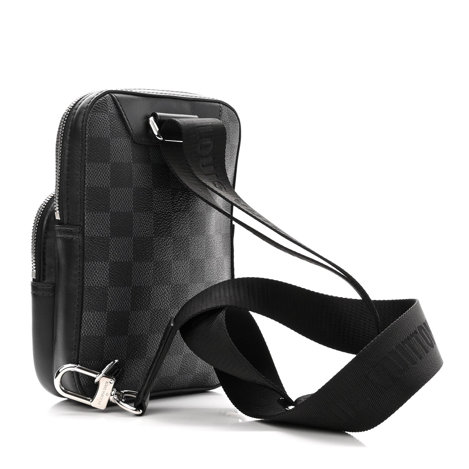 Louis Vuitton Damier Graphite 3D Amazone Sling Bag Black 3 of 9