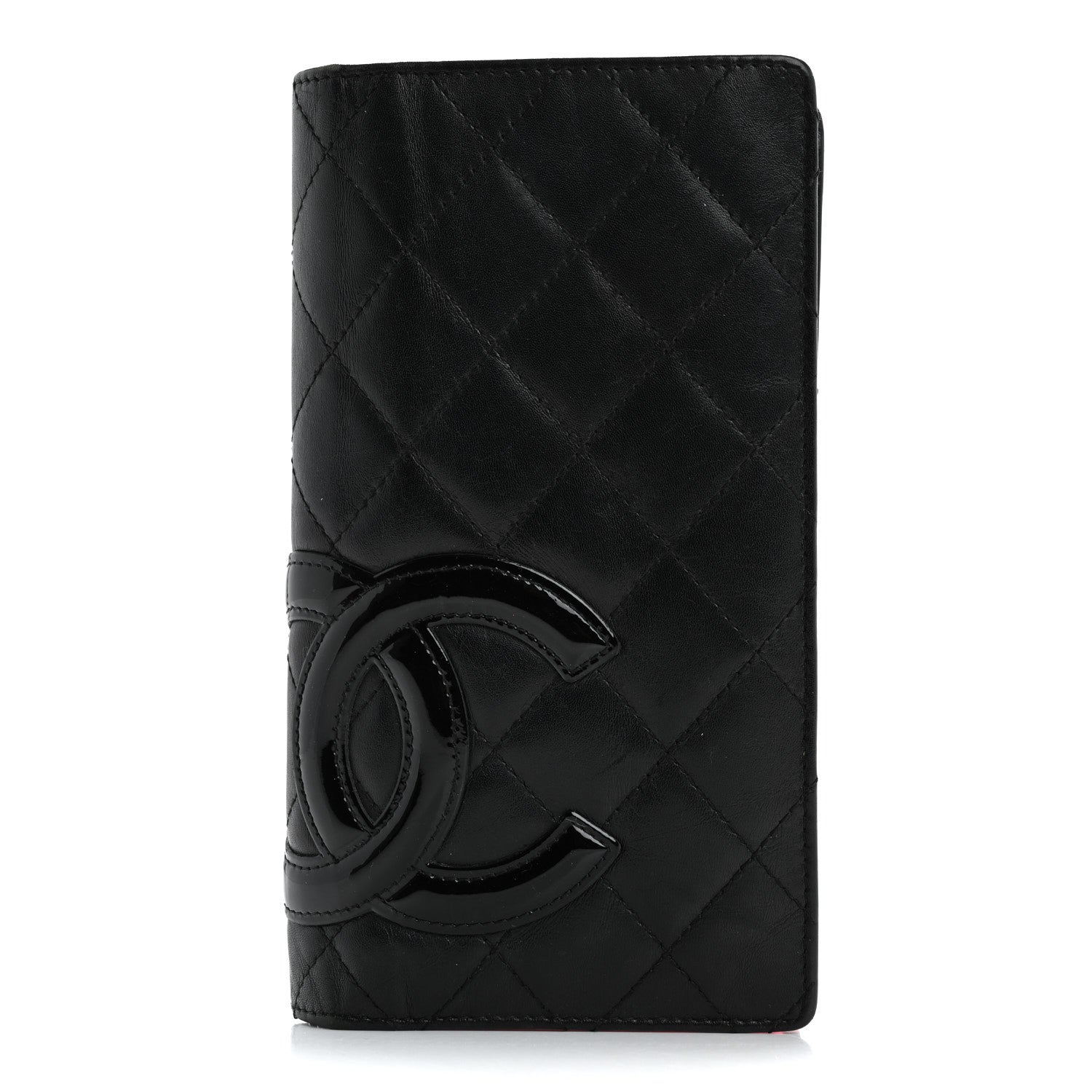 Chanel Calfskin Quilted Cambon Yen Wallet Black 1 of 19