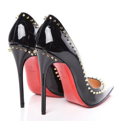 Christian Louboutin Patent Anjalina 120 Pumps 35 Black 3 of 13