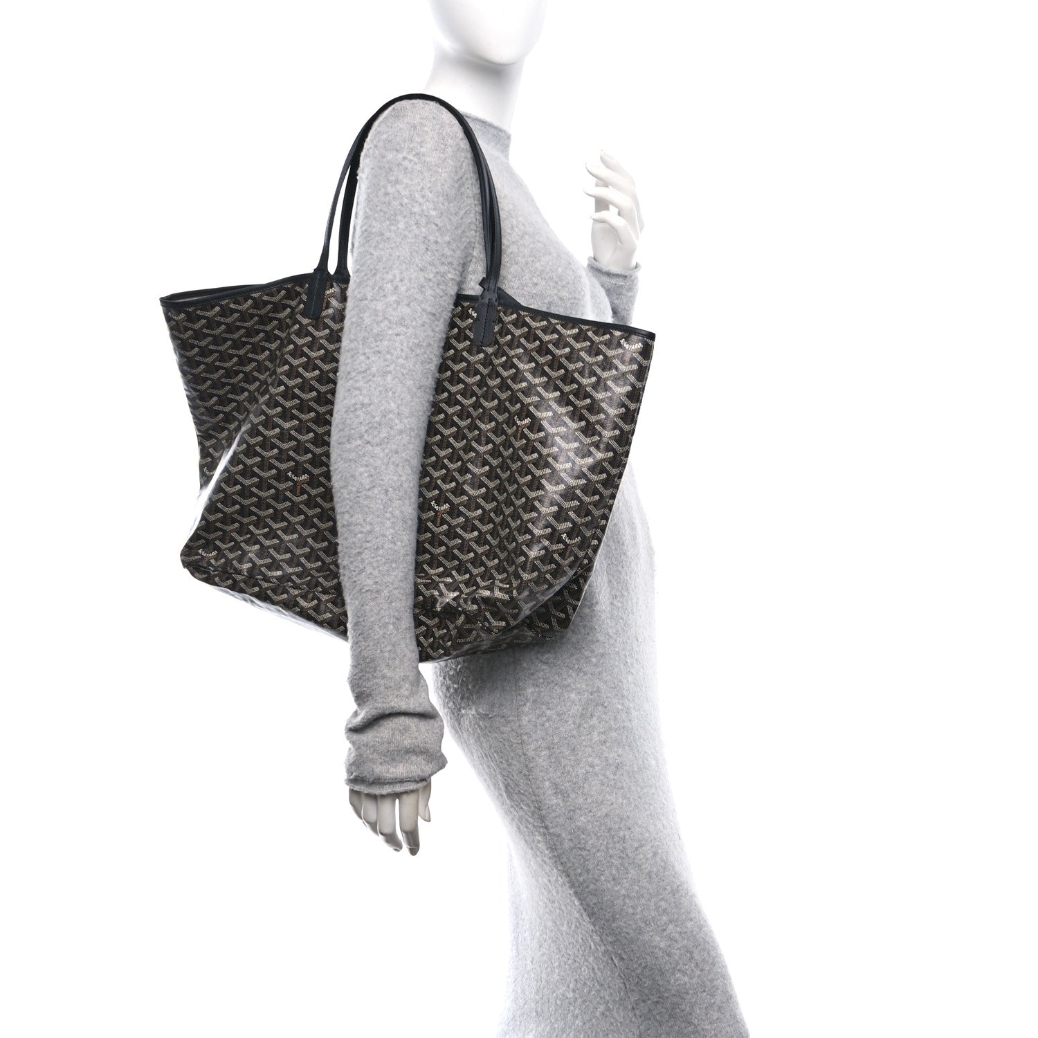 Goyard Goyardine Saint Louis GM Black 2 of 11