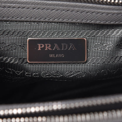 Prada Saffiano Small Galleria Double Zip Tote Marmo 8 of 18