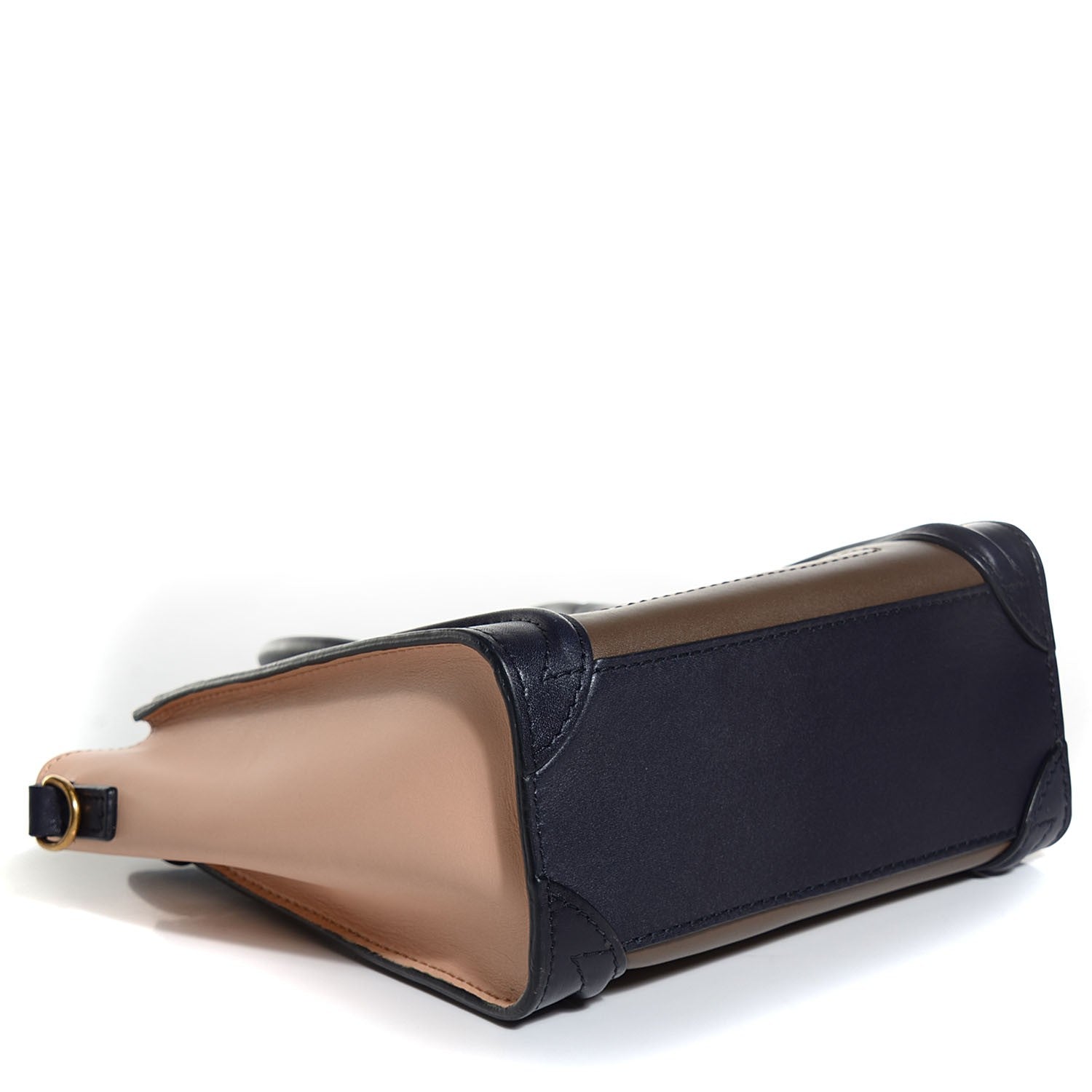 Celine Satin Calfskin Nano Tri-Color Luggage Anthracite 4 of 9