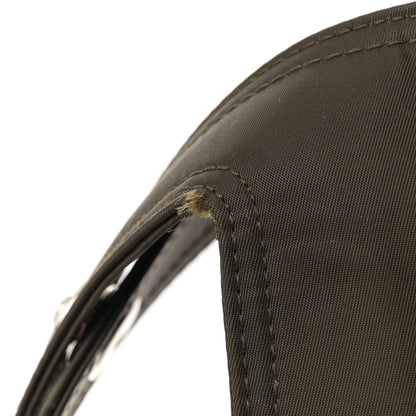 Fendi Nylon Vitello Cover Logo Embossed Medium Peekaboo I SEE U Satchel Ebano Sunflower 12 of 14