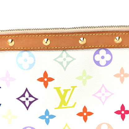 Louis Vuitton Monogram Multicolor Pochette Accessories White 8 of 11