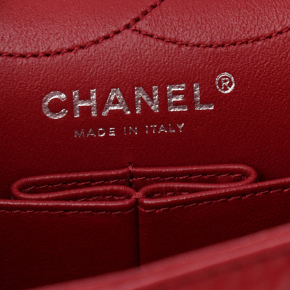 Chanel Aged Calfskin Quilted 2.55 Reissue 226 Flap Dark Red 6 of 10