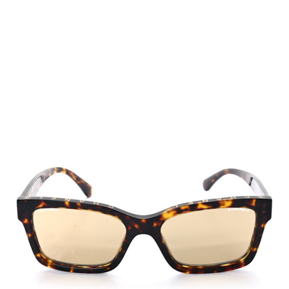 Chanel Acetate Square Sunglasses 5417 Tortoise 2 of 8