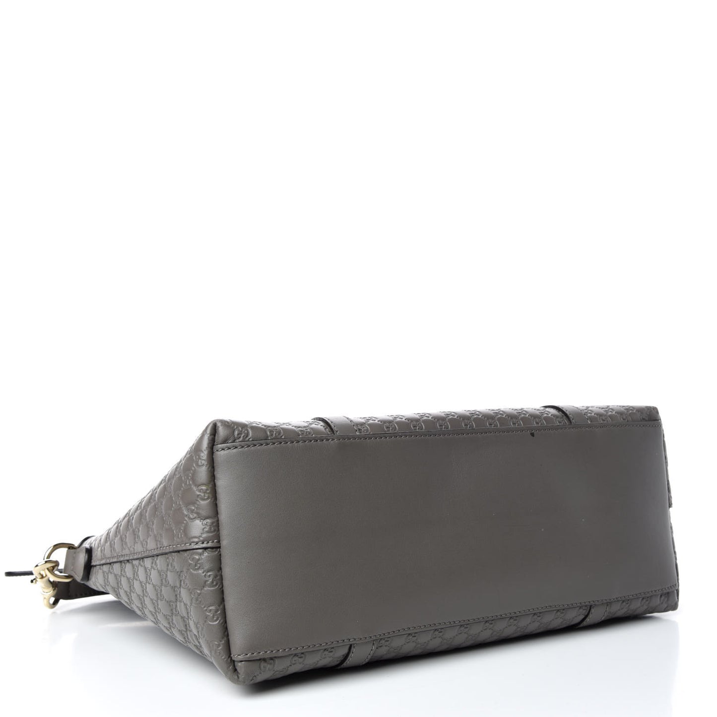 Soft Microguccissima Small Zippered Satchel Loess