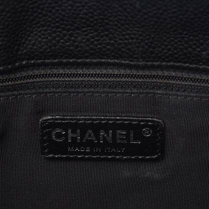 Chanel Caviar Quilted Grand Shopping Tote GST Black 6 of 15