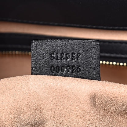 Gucci Suede Patent GG Web Medium Ophidia Top Handle Chain Nocciola Black 7 of 11
