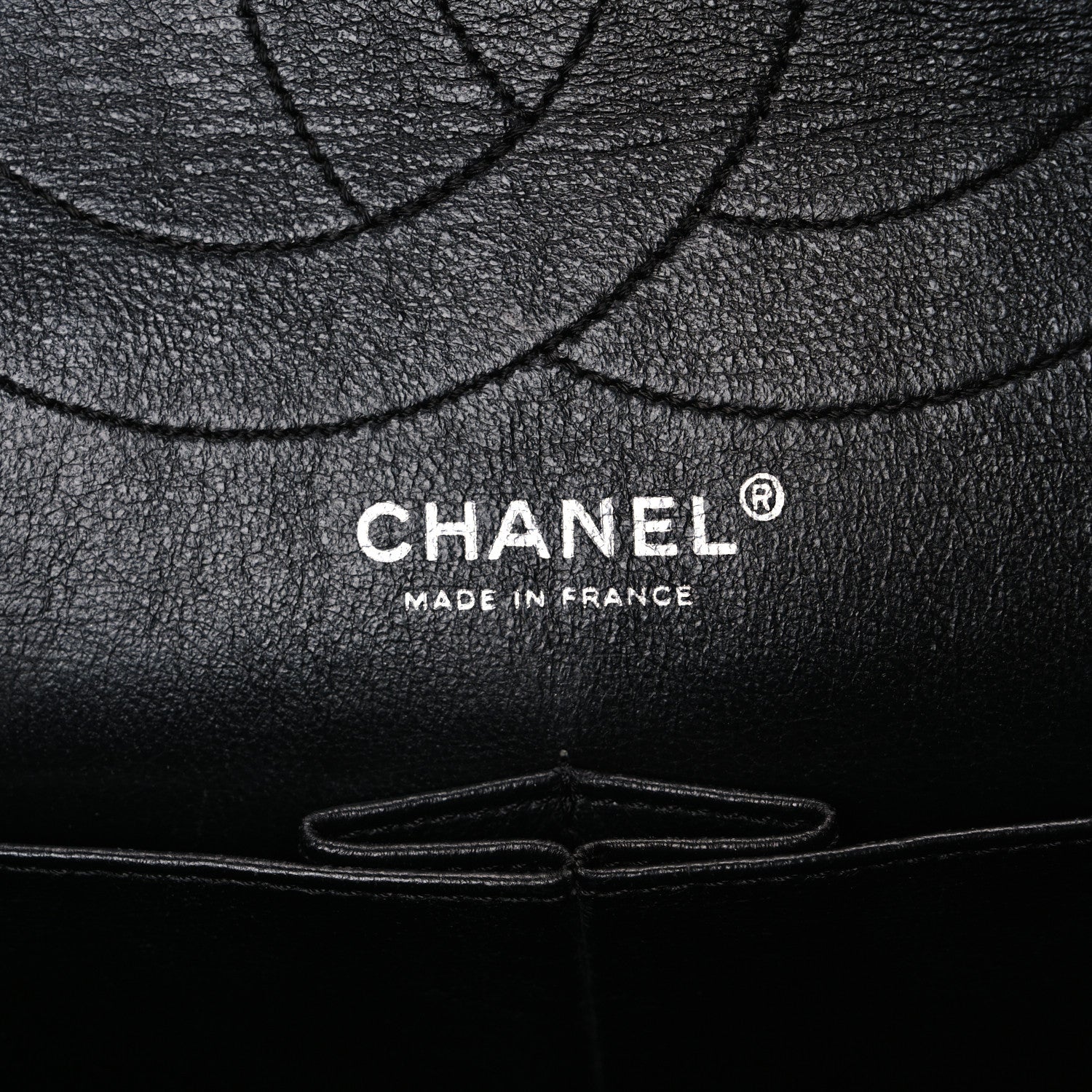 Chanel Metallic Calfskin Striped 2.55 Reissue 227 Flap Black 6 of 10