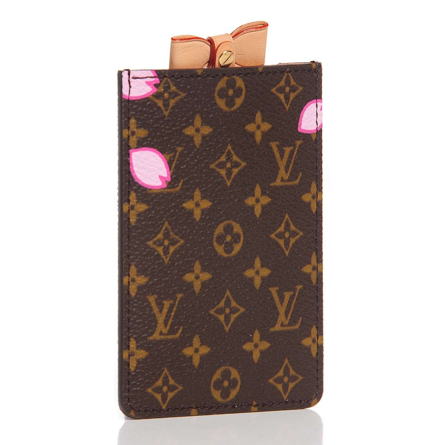 Louis Vuitton Monogram Cherry Blossom Mirror With Case Brown 3 of 6