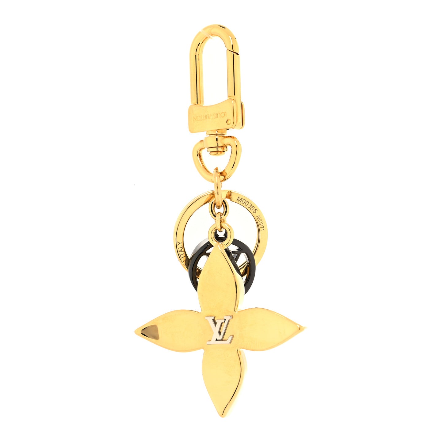 Blossom Dream Bag Charm Key Holder Gold