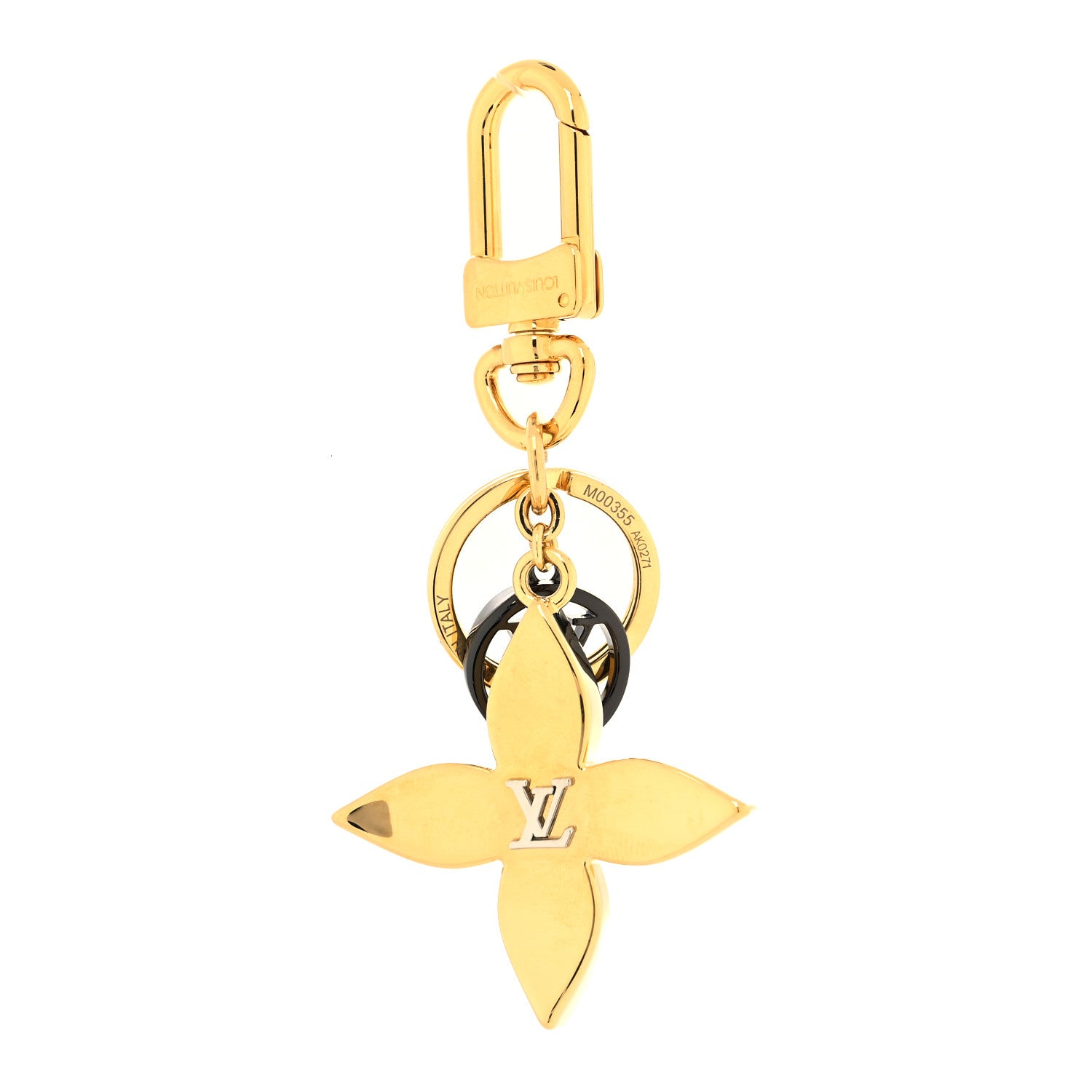 Louis Vuitton Blossom Dream Bag Charm Key Holder Gold 1 of 5