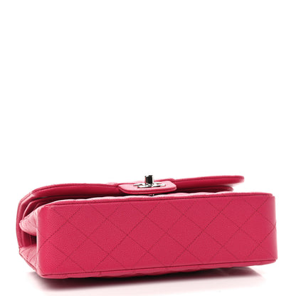 Chanel Caviar Quilted Small Double Flap Dark Pink 8 of 9