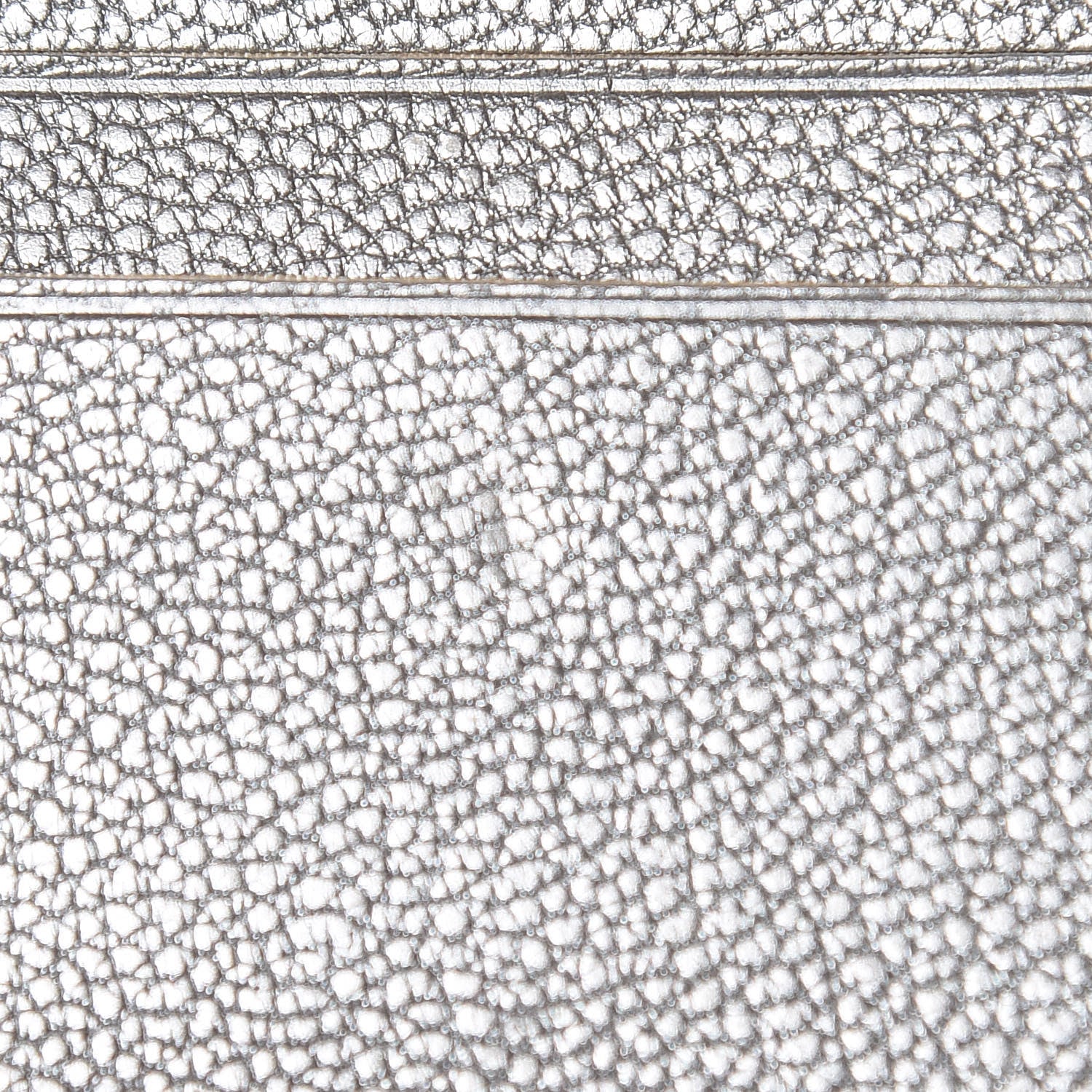 Chanel Metallic Calfskin Diamond Stitched Card Holder Wallet Gold Silver 12 of 19