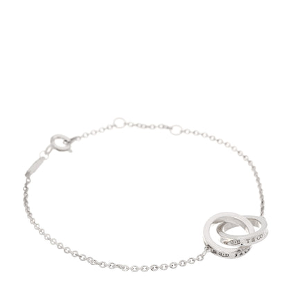 Tiffany Sterling Silver 1837 Interlocking Bracelet 1 of 7